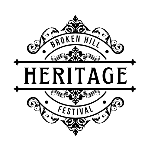 Broken Hill Heritage Festival Logo Vintage